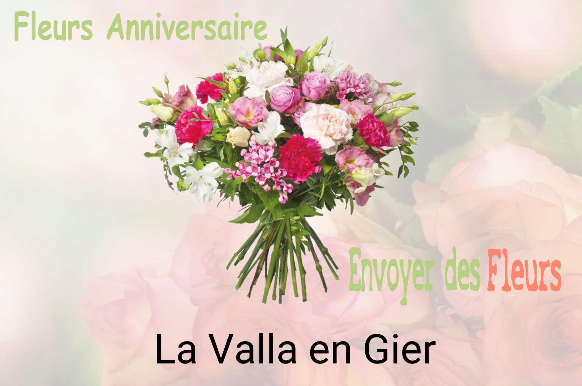 Bouquet de fleurs d’anniversaire livré à La Valla-en-Gier