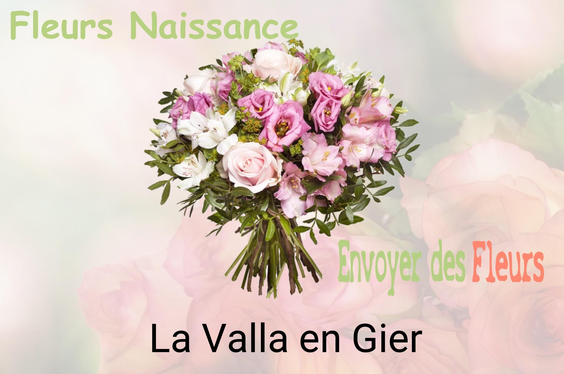 Bouquet de fleurs de naissance livré à La Valla-en-Gier