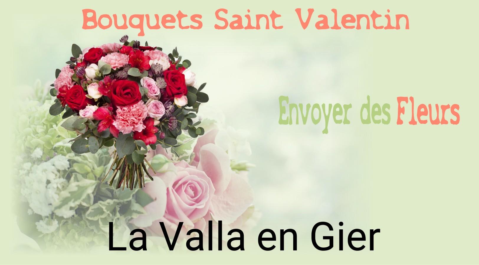 Roses de Saint-Valentin livrées à La Valla-en-Gier